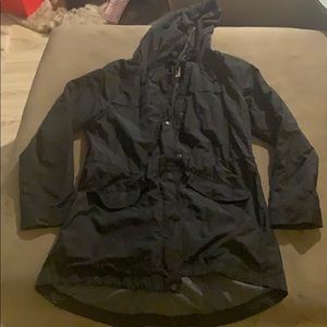 Black Rain Coat Size M